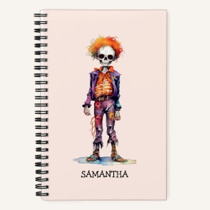 Cuaderno Adorable Pastel Zombie - Cute Halloween