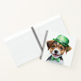 CUADERNO ADORABLE PEQUEÑO COLOR DE AGUA FLUFFER PERRO DE PU