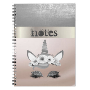Cuaderno Adorable Unicornio de Loto con Estilo