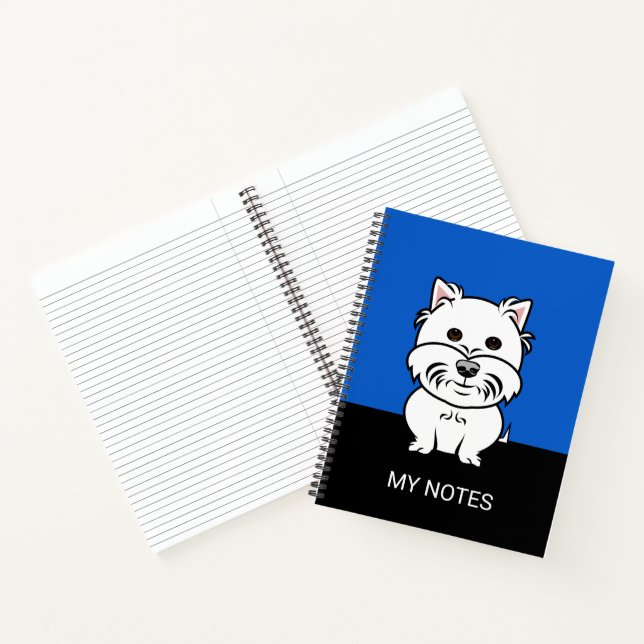 Cuaderno Adorable West Highland Terrier (Interior)