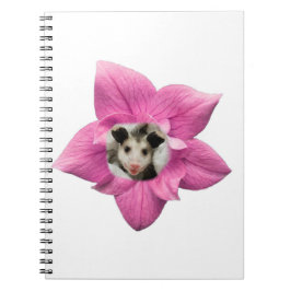 Cuaderno Adorable y lindo floral bebé oposum