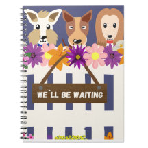 Adorables perros "Vamos a estar esperando"