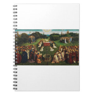 Cuaderno Adoración del Cordero Místico de Jan van Eyck Arte
