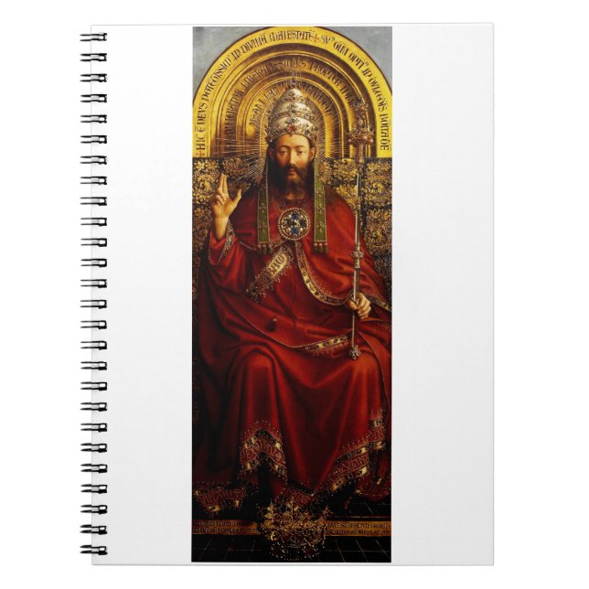 Cuaderno Adoración del Cordero Místico por Jan van Eyck (Frente)