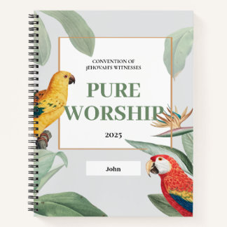 Cuaderno Adoración pura personalizada de la convención JW 2