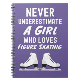 Cuaderno Adornos de patinaje sobre hielo regalos niña patin