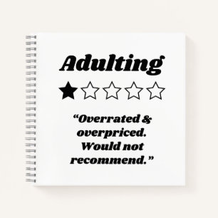 Cuaderno Adulto a One Star Review