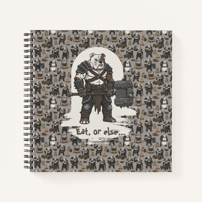 Cuaderno adventure American Bulldog gladiator dog T-Shirt (Anverso)