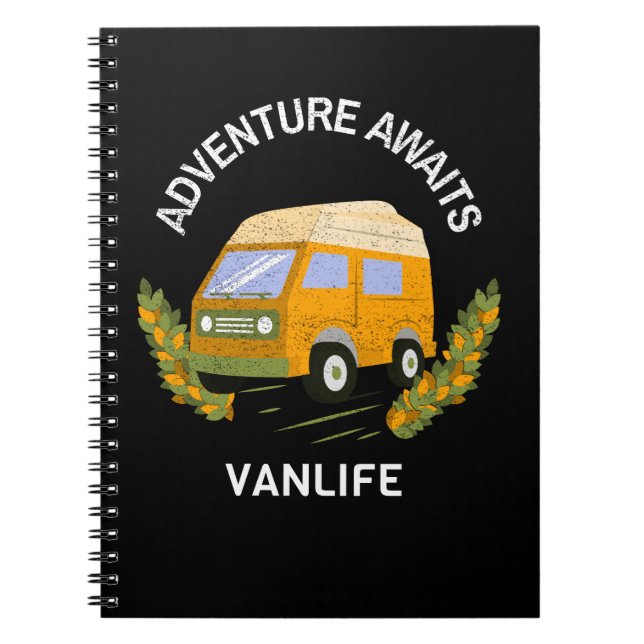 Cuaderno Adventure Awaits VanLife (Frente)