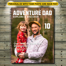 Cuaderno Adventure Dad Magazine Cover - Add Your Headline