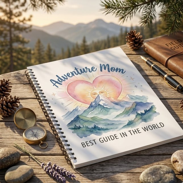 Cuaderno Adventure Mom Watercolor Mountain Journal (Subido por el creador)