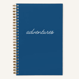 Cuaderno "Adventures" Blue Travel Journal