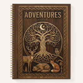 Cuaderno Adventures Journal Tree of Life Woodland Animals 