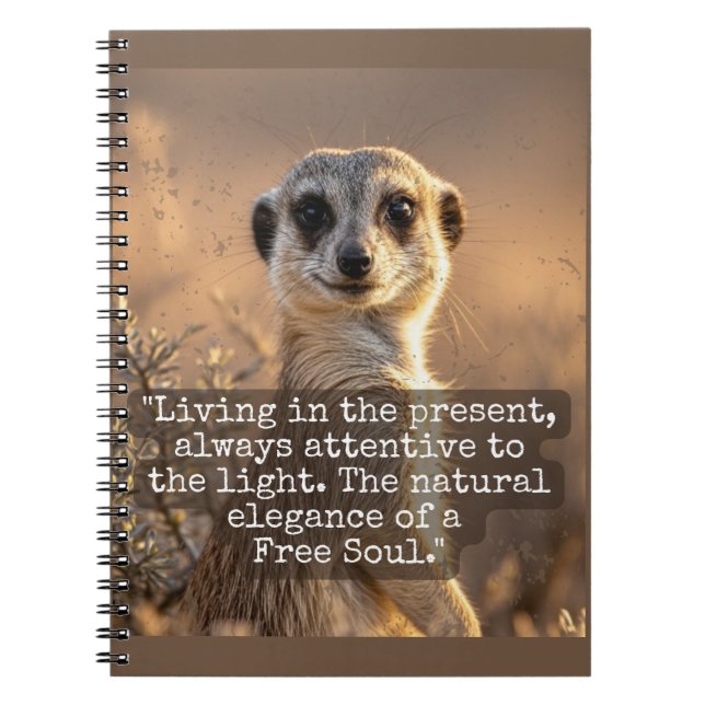 Cuaderno Adventurous Meerkat Living (Frente)