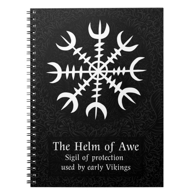 Cuaderno AEgishjálmr - Viking Helm of Awe Norse Protection (Frente)