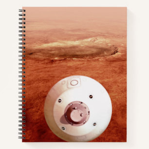 Cuaderno Aeródromo Con Perseverancia Rover Descent To Mars