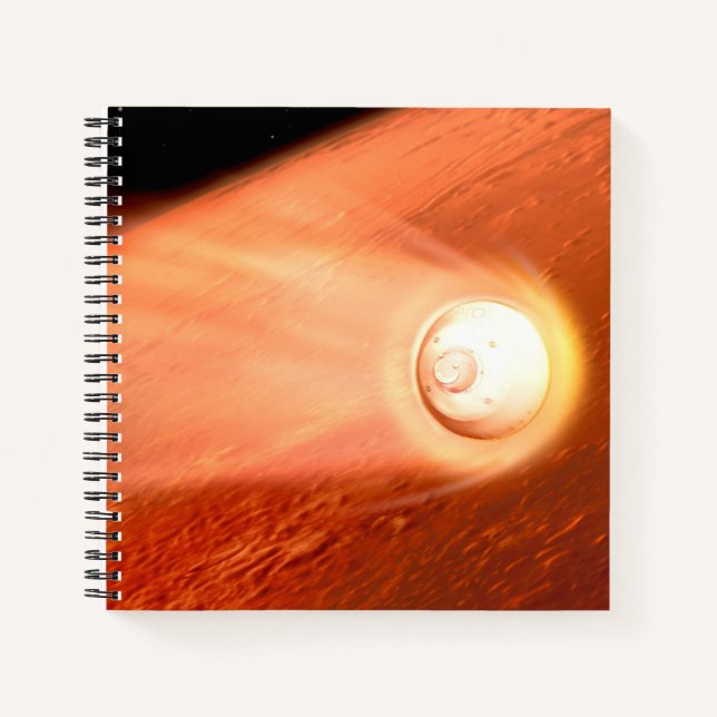 Cuaderno Aeródromo Con Perseverancia Rover Descent To Mars (Anverso)