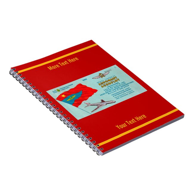 Cuaderno Aeroflot Passenger Ticket (Lado Derecho)