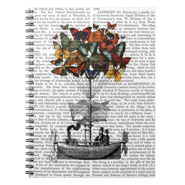 Cuaderno Aeronave de mariposa (Frente)