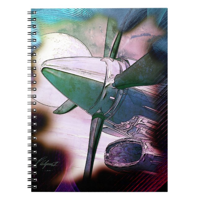 Cuaderno Aeronaves TURBO Grunge Technica (Frente)