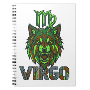 Cuaderno Aesthetic Cyberpunk Techwear Virgo Zodiaco