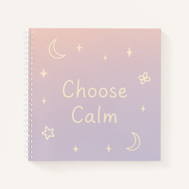 Cuaderno Aesthetic, Minimalist Spiral Notebook (Anverso)
