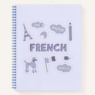 Cuaderno Aesthetic Purple French 