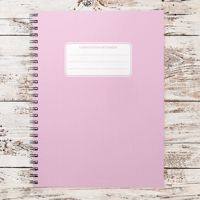 Cuaderno Aesthetic Soft Pastel Solid Color Composition (Subido por el creador)