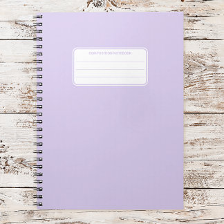 Cuaderno Aesthetic Soft Pastel Solid Color Composition
