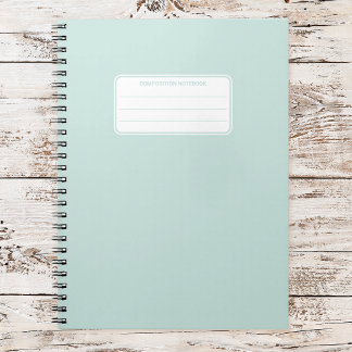 Cuaderno Aesthetic Soft Pastel Solid Color Composition