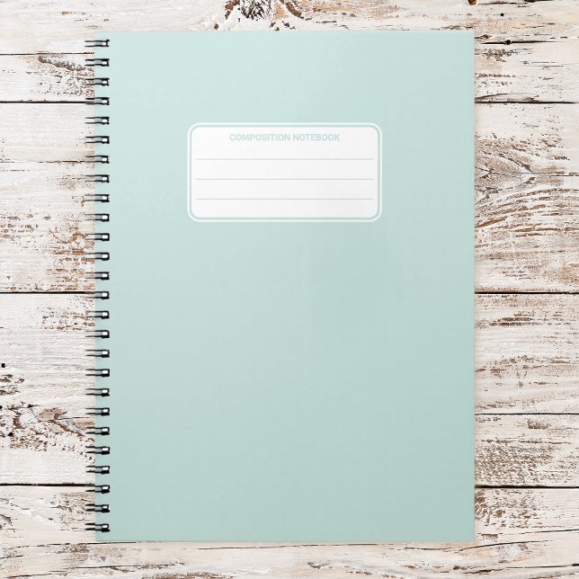 Cuaderno Aesthetic Soft Pastel Solid Color Composition (Subido por el creador)