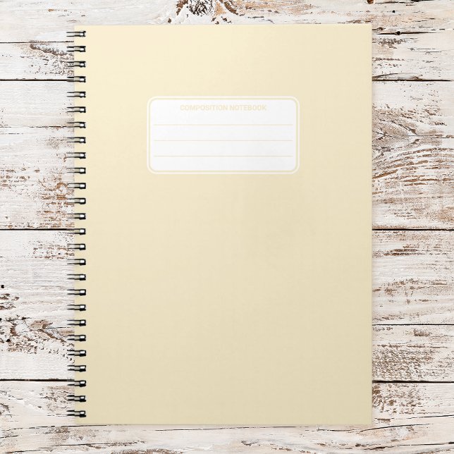 Cuaderno Aesthetic Soft Pastel Solid Color Composition (Subido por el creador)