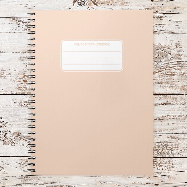 Cuaderno Aesthetic Soft Pastel Solid Color Composition (Subido por el creador)