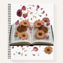 Cuaderno Aesthetic Vintage Pressed Flower Journal – Whimsic