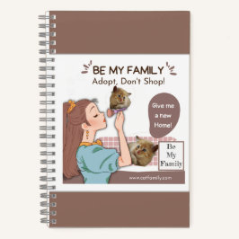 Cuaderno Afectuosos amantes de gatos orgullosos de su famil