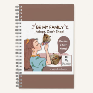 Cuaderno Afectuosos amantes de gatos orgullosos de su famil