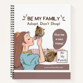 Cuaderno Afectuosos amantes de gatos orgullosos de su famil