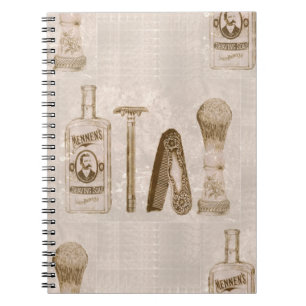 Cuaderno afeitado de hombres