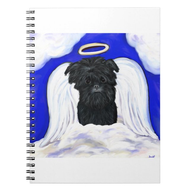 Cuaderno Affenpinscher Ángel (Frente)