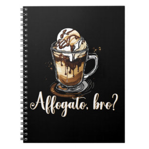 Cuaderno Affogato, hermano, crema italiana de hielo para lo