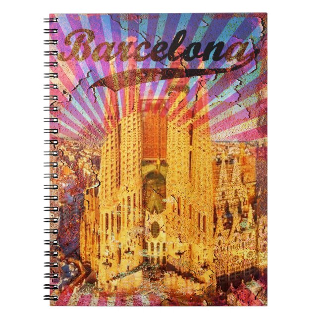 Cuaderno Afiche de Barcelona, España (Frente)