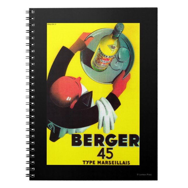 Cuaderno Afiche de Berger 45 VintageEurope (Frente)