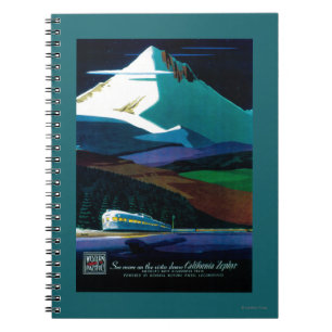 Cuaderno Afiche de cosecha de zephyr del Pacífico Occidenta