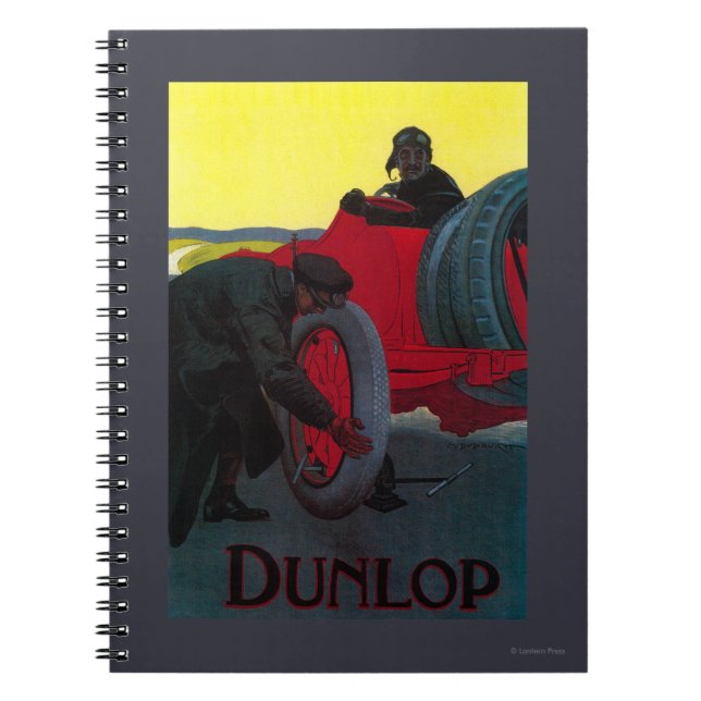 Cuaderno Afiche de Dunlop VintageEurope (Frente)