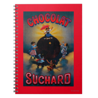 Cuaderno Afiche de la cosecha de chocolate en Europa