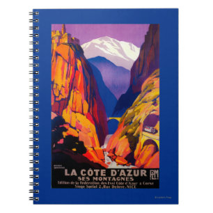 Cuaderno Afiche de la época de La Cote D'Azur 2