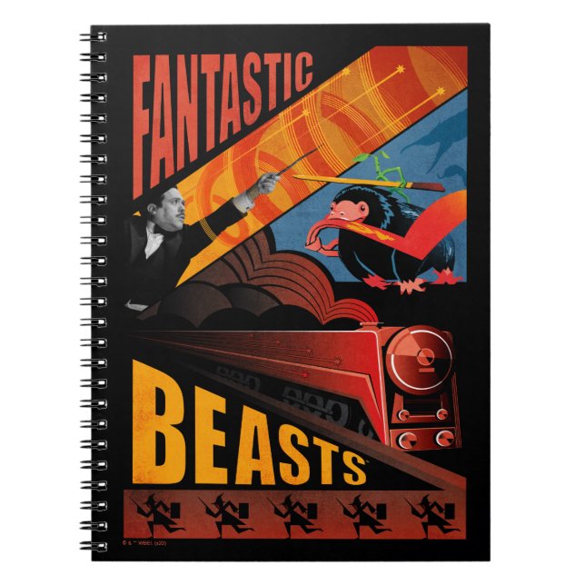 Cuaderno Afiche de venado de las bestias fantásticas de Jac (Frente)