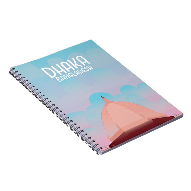 Cuaderno Afiche de viaje al estilo de la época de Banglades (Lado Derecho)