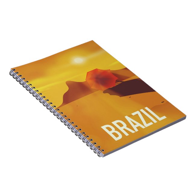 Cuaderno Afiche de viaje de Brasil (Lado Derecho)