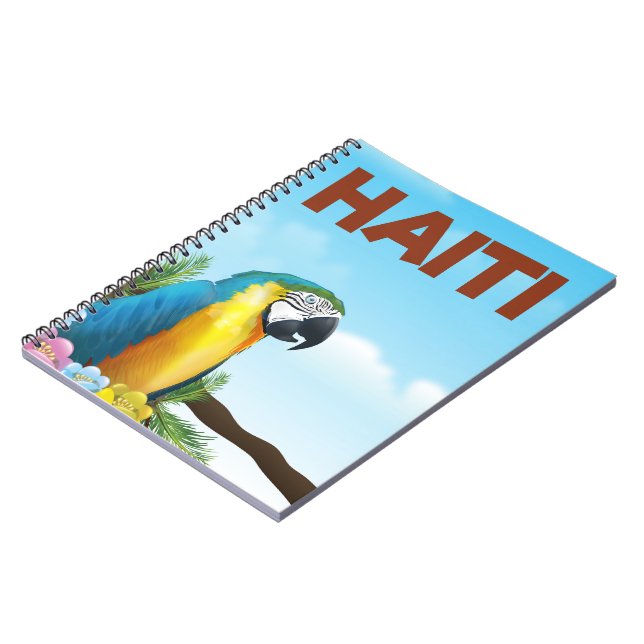 Cuaderno Afiche de viaje de Haití (Lado Izquierdo)